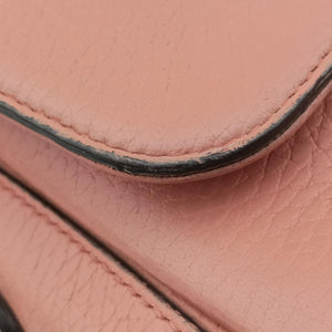 Pre-owned Gucci Interlocking G Pink Leather 510302 shoulderbag | stylenewstar