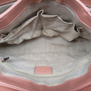 Pre-owned Gucci Interlocking G Pink Leather 510302 shoulderbag | stylenewstar