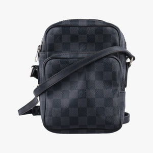 Vintage Louis Vuitton Rem GRAPHITE Damier Graphite N41446 shoulderbag | stylenewstar