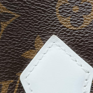 Pre-owned Louis Vuitton Speedy Bandoulière 25 brown×white Monogram Canvas×calf leather M20754 shoulderbag | stylenewstar