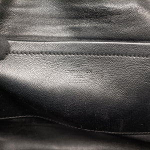 Pre-owned Louis Vuitton Pochette Flap Malletage Red × Black Leather shoulderbag | stylenewstar