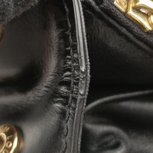 Pre-owned Louis Vuitton Pochette Flap Malletage Red × Black Leather shoulderbag | stylenewstar