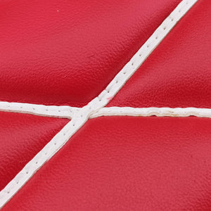 Pre-owned Louis Vuitton Pochette Flap Malletage Red × Black Leather shoulderbag | stylenewstar