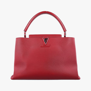 Pre-owned Louis Vuitton Capucines MM Coquelicot PARNASSEA M94631 handbag | stylenewstar