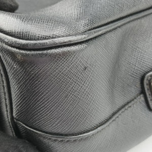 Pre-owned Prada Briefcase black SAFFIANO Leather VS305M handbag | stylenewstar
