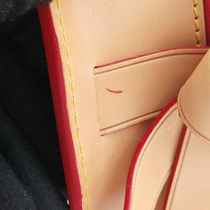 Pre-owned Louis Vuitton Monogram Studs Icono Brown×red×beige Monogram Canvas×calf leather×ponyhair M41234 handbag | stylenewstar