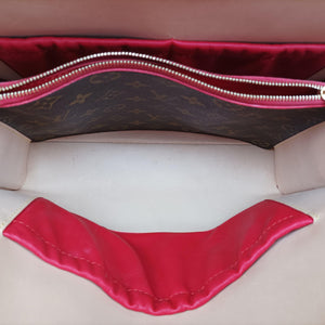 Pre-owned Louis Vuitton Monogram Studs Icono Brown×red×beige Monogram Canvas×calf leather×ponyhair M41234 handbag | stylenewstar