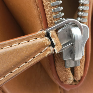 Pre-owned Louis Vuitton Monogram Sunshine Express Baby Brown×Black Sequins × leather M40794 handbag | stylenewstar