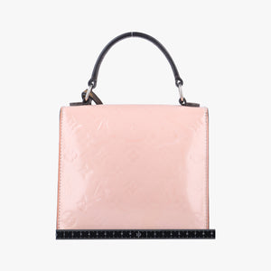 Vintage Louis Vuitton SPRING STREET PM ROSE BALLERINE Vernis×Monogram Canvas M90468 shoulderbag | stylenewstar