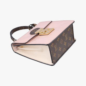 Vintage Louis Vuitton SPRING STREET PM ROSE BALLERINE Vernis×Monogram Canvas M90468 shoulderbag | stylenewstar