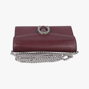 Pre-owned Gucci Dionysus Burgundy Leather 401231 shoulderbag | stylenewstar