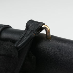 Pre-owned Louis Vuitton Rocky BB Monogram/Brown x Black Monogram canvas x calf leather M44141 shoulderbag | stylenewstar