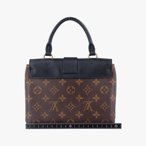 Pre-owned Louis Vuitton Rocky BB Monogram/Brown x Black Monogram canvas x calf leather M44141 shoulderbag | stylenewstar