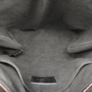 Pre-owned Louis Vuitton Rocky BB Monogram/Brown x Black Monogram canvas x calf leather M44141 shoulderbag | stylenewstar