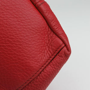 Pre-owned Gucci Soho Red Leather 308982 shoulderbag | stylenewstar