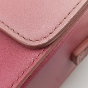 Pre-owned Christian Dior 30 MONTAIGNE Pink x Light Pink Leather shoulderbag | stylenewstar