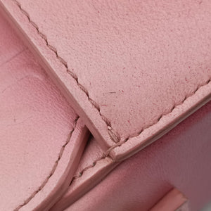 Pre-owned Christian Dior 30 MONTAIGNE Pink x Light Pink Leather shoulderbag | stylenewstar