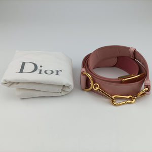 Pre-owned Christian Dior 30 MONTAIGNE Pink x Light Pink Leather shoulderbag | stylenewstar