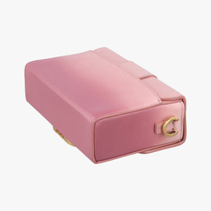 Pre-owned Christian Dior 30 MONTAIGNE Pink x Light Pink Leather shoulderbag | stylenewstar