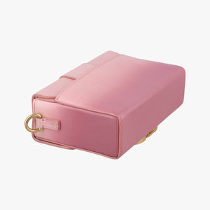 Pre-owned Christian Dior 30 MONTAIGNE Pink x Light Pink Leather shoulderbag | stylenewstar