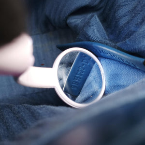 Secondhand Fendi Petite 2 JOURS Blue Leather 8BH253 shoulderbag | stylenewstar