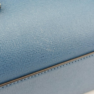 Secondhand Fendi Petite 2 JOURS Blue Leather 8BH253 shoulderbag | stylenewstar