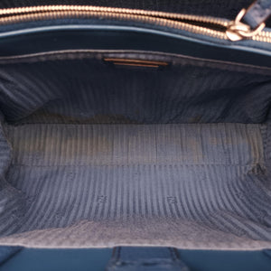 Secondhand Fendi Petite 2 JOURS Blue Leather 8BH253 shoulderbag | stylenewstar