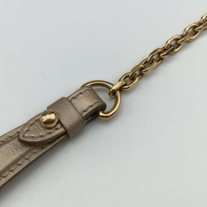 Pre-owned Louis Vuitton Love Note golden×silver Leather M54504 shoulderbag | stylenewstar