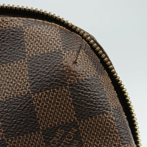 Pre-owned Louis Vuitton Porte de Cumin Jules EBENE Damier Canvas N42242 shoulderbag | stylenewstar