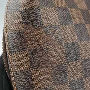 Pre-owned Louis Vuitton Porte de Cumin Jules EBENE Damier Canvas N42242 shoulderbag | stylenewstar