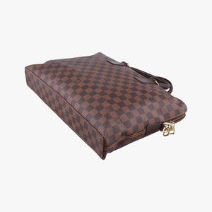 Pre-owned Louis Vuitton Porte de Cumin Jules EBENE Damier Canvas N42242 shoulderbag | stylenewstar