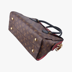 Secondhand Louis Vuitton TUILERIES tote Brown x Riduvan Monogram Canvas×calf leather M44328 shoulderbag | stylenewstar