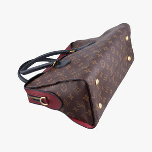 Secondhand Louis Vuitton TUILERIES tote Brown x Riduvan Monogram Canvas×calf leather M44328 shoulderbag | stylenewstar