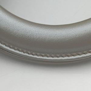 Pre-owned Christian Dior Lady Dior Silver lambskin shoulderbag | stylenewstar