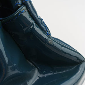 Vintage Chanel Mademoiselle Bowling Blue Patent A50556 shoulderbag | stylenewstar