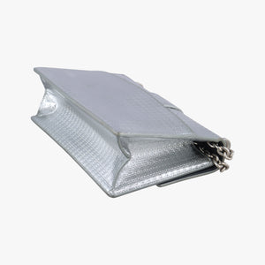 Pre-owned Christian Dior 30 Montaigne Silver Leather shoulderbag | stylenewstar