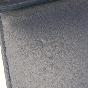 Vintage Christian Dior 30 Montaigne Box Blue leather shoulderbag | stylenewstar