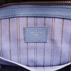 Pre-owned Louis Vuitton PONNEUF MINI blue Monogram Empreinte shoulderbag | stylenewstar