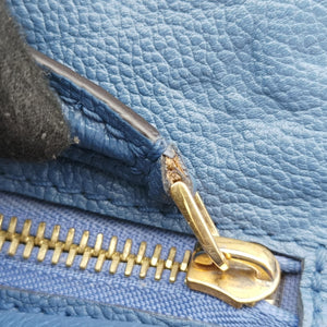 Pre-owned Louis Vuitton PONNEUF MINI blue Monogram Empreinte shoulderbag | stylenewstar