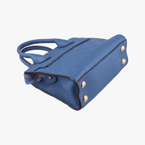 Pre-owned Louis Vuitton PONNEUF MINI blue Monogram Empreinte shoulderbag | stylenewstar