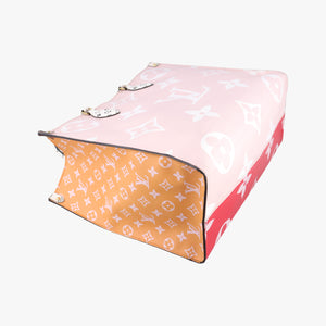 Pre-owned Louis Vuitton On The Go GM ROUGE Monogram Giant M44569 shoulderbag | stylenewstar