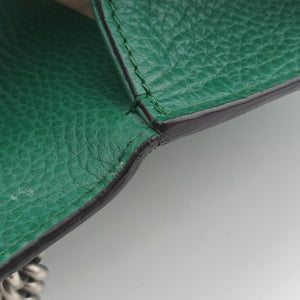 Secondhand Gucci Dionysus Green Leather 400249 shoulderbag | stylenewstar