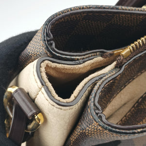 Pre-owned Louis Vuitton Normandy EBENE×Magnolia Damier Canvas N41488 shoulderbag | stylenewstar