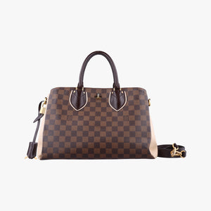 Pre-owned Louis Vuitton Normandy EBENE×Magnolia Damier Canvas N41488 shoulderbag | stylenewstar