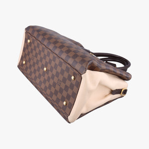 Pre-owned Louis Vuitton Normandy EBENE×Magnolia Damier Canvas N41488 shoulderbag | stylenewstar