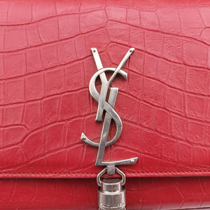 Pre-owned Yves Saint Laurent KATE Red Leather 354119 shoulderbag | stylenewstar