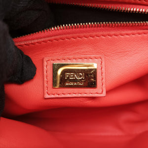 Pre-owned Fendi PEEKABOO Orange Leather 8BN244 shoulderbag | stylenewstar