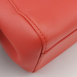 Pre-owned Fendi PEEKABOO Orange Leather 8BN244 shoulderbag | stylenewstar