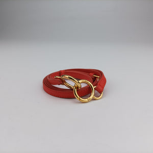 Pre-owned Fendi PEEKABOO Orange Leather 8BN244 shoulderbag | stylenewstar