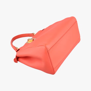 Pre-owned Fendi PEEKABOO Orange Leather 8BN244 shoulderbag | stylenewstar